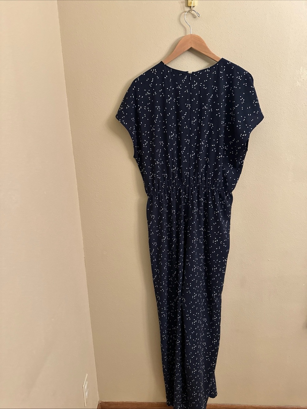 Halogen Jumpsuit Romper One Piece Size XL Blue Office Summer *Read* - Picture 5 of 6
